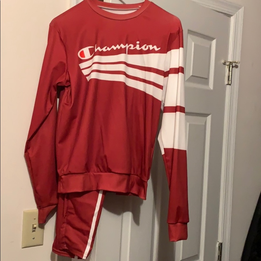 Champion sweat suit